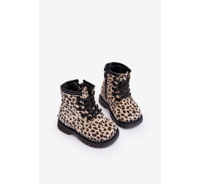 Dětské Botky s Zipem Bežové model 21636505 - Boto