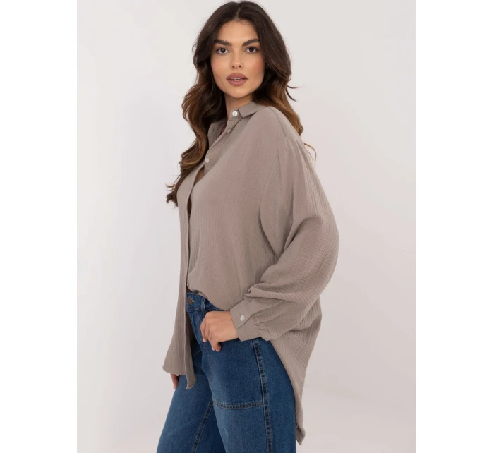 Košeľa D70032M11066D1 tmavá lila Košeľa D70032M11066D1 tmavá lila