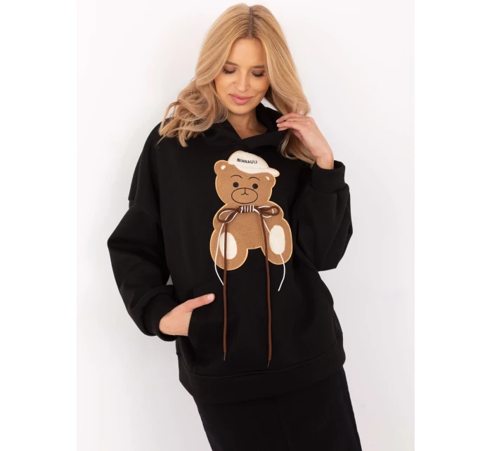 Mikina DHJ BL A8695.65P čierna Mikina DHJ BL A8695.65P čierna