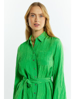 Monnari Dámske šaty s viazankou Zelená