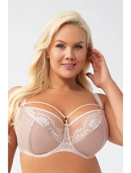 PARADISE K496 BÉŽOVÁ MÄKKÁ PODPRSENKA