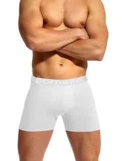 Pánske boxerky 508/01 High emotion white - CORNETTE