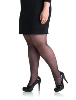 Punčochové kalhoty pro nadměrné velikosti PLUS model 15435533 20 DEN  černá - Bellinda