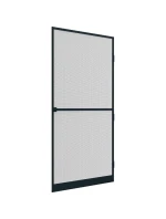 MOSKYTIÉRA NA DVERE 100X215 ANTRACIT BASIC PLUS