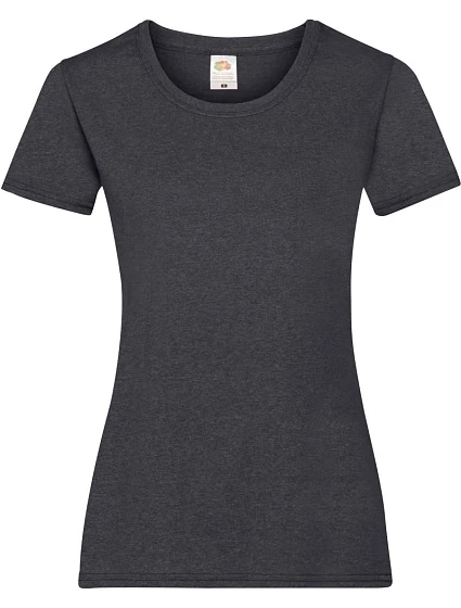 Fruit of the Loom Lady-Fit Valueweight T Dámske tričko 16.1372 tmavošedá melírovaná Fruit of the Loom Lady-Fit Valueweight T Dámske tričko 16.1372 tmavošedá melírovaná