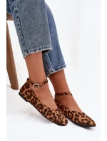 Dámské baleríny s páskem a přezkou Panterka model 21747608 - Boto