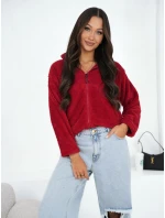 Blúzka CS BL BT1033.04 tmavo červená