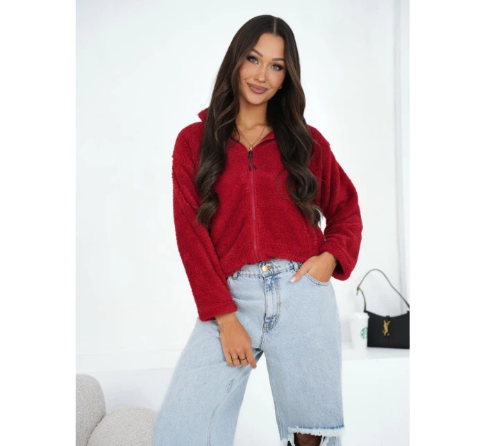 Blúzka CS BL BT1033.04 tmavo červená