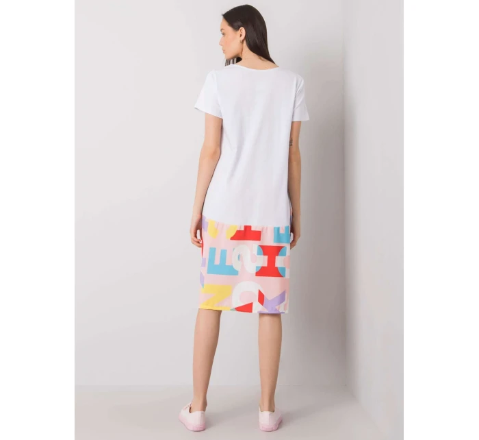 Šaty DHJ SK 13119.26P svetlo ružová