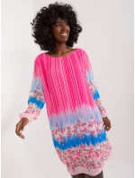 Sukienka DHJ SK model 20105265 ciemny różowy - FPrice