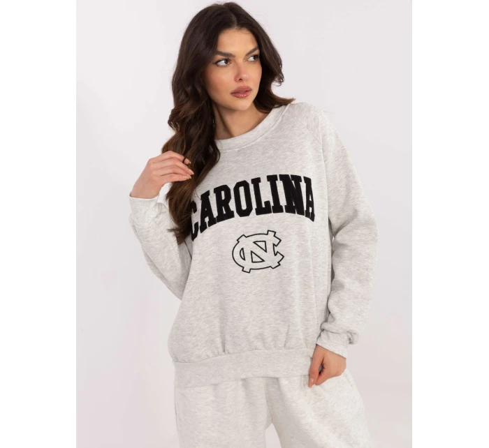 Mikina EM BL 857 1.02X svetlo šedá