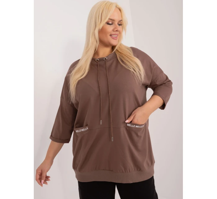 Bluzka RV BZ model 19572713 brązowy - FPrice Bluzka RV BZ model 19572713 brązowy - FPrice
