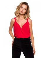 Šifónové body M649 čierne - Moe