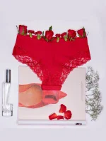 Dámske nohavičky Cheekie Brasil Red - Julimex