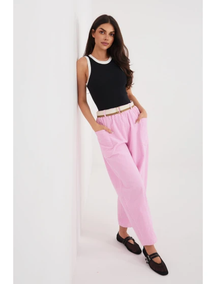 Šnúrové nohavice model 225099 Rue Paris