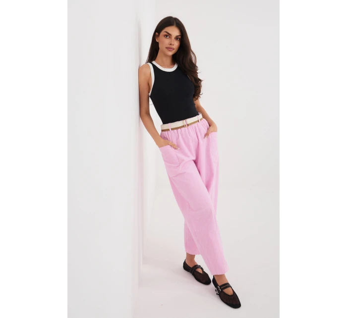 Šnúrové nohavice model 225099 Rue Paris