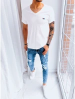 Pánské tričko s potiskem v barvě ecru Dstreet model 21968799 - FashionStreet