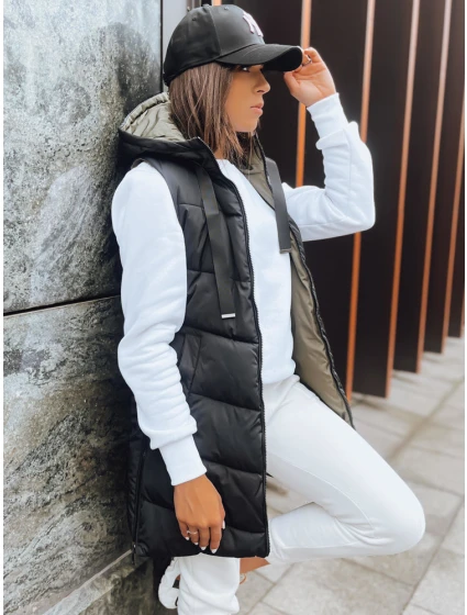 Dámská černá oboustranná vesta Dstreet model 21970093 - FashionStreet