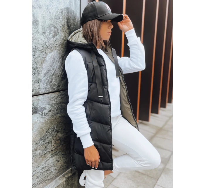 Dámská černá oboustranná vesta Dstreet model 21970093 - FashionStreet
