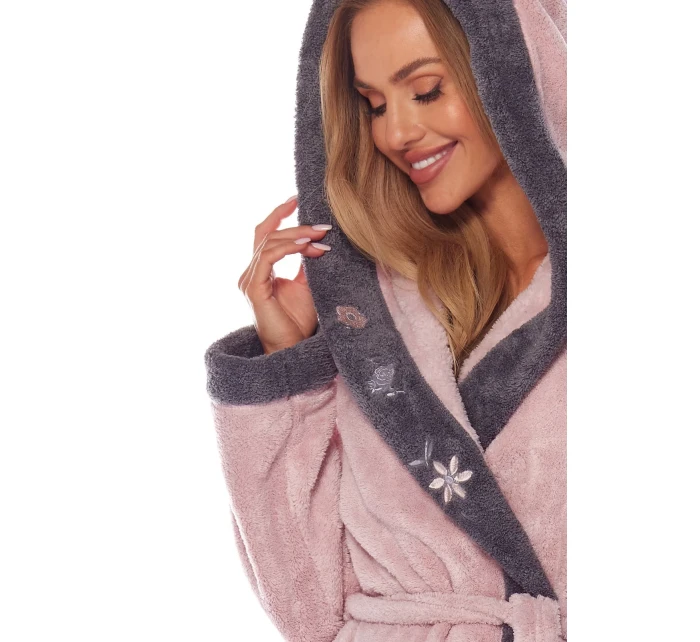 Dlouhý dámský župan 5XL model 21273702 - L&L Dlouhý dámský župan 5XL model 21273702 - L&L