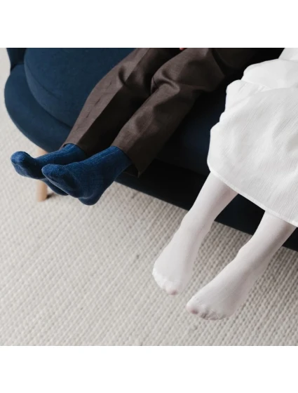 Dětské žebrované ponožky model 18873091 Merino Wool 2634 - Steven