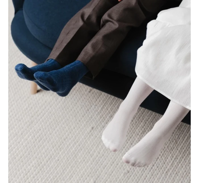 Dětské žebrované ponožky model 18873091 Merino Wool 2634 - Steven