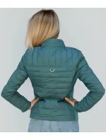 Bunda v mořské barvě s vsadkami 2 model 8726572 - GAROFF