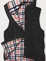 Dámska obojstranná vesta čierna (2383)