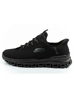 Pánske topánky Skechers Sneakers Glide-Step Pohodlné ľahké tenisky Slip-Ins black