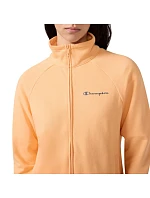 Dámská tepláková souprava na zip oranžová a tmavě modrá model 22119556 - CHAMPION