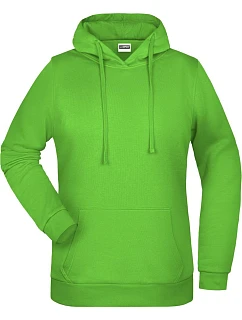JN 795 Dámská mikina s kapucí model 22430443 lime green - Daiber