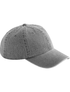 B 105 6 Panelová denim kšiltovka grey model 22456525 - Beechfield
