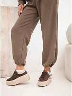 Dámský sportovní komplet z viskózy s dlouhým rukávem a model 22401363 kalhotami fango zelená - K-Fashion