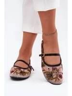 Baleríny S A Páskem Černé model 21699850 - Boto