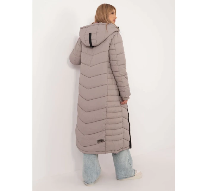 Kabát D51160XB44540A1 tmavo lila Kabát D51160XB44540A1 tmavo lila