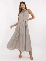 Sukienka MI SK model 21151298 szary - FPrice Sukienka MI SK model 21151298 szary - FPrice