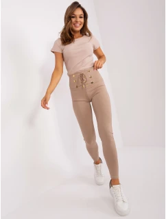 Legíny TW LG OB059.37X tmavo lila