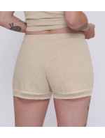 Dámske krátke nohavice GO Ribbed Short - GRAY - sv. béžová M013 - SLOGGI