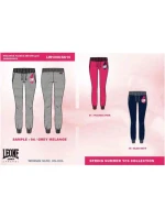 Dámské dlouhé kalhoty  tmavě modré model 21348621 - LEONE