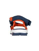 Detské sandále Trollkids Lysefjord mystic blue/orange (666-142)
