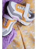 Dětská sportovní obuv se suchým zipem Big Star model 21609010 Bílá a žlutá - Big Star Shoes