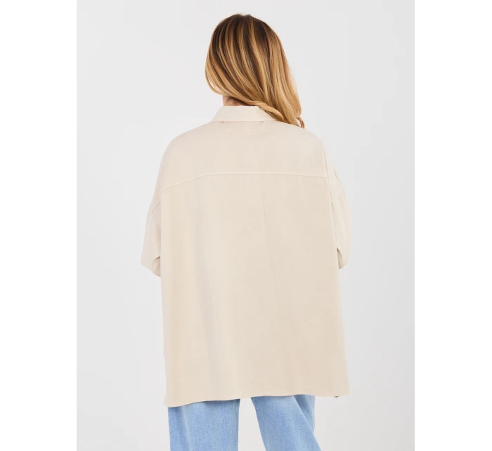 Koszula IT KS model 21944672 beżowy - FPrice Koszula IT KS model 21944672 beżowy - FPrice