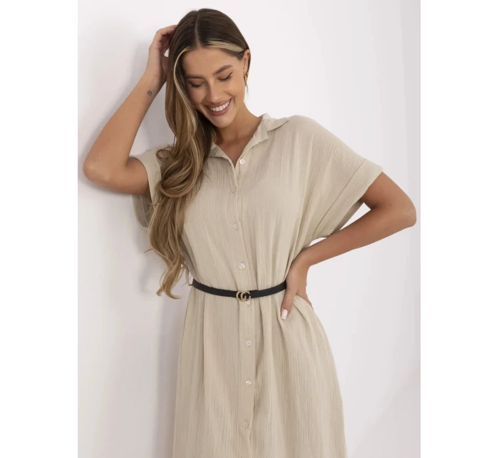 Sukienka MI SK model 21121836 beżowy - FPrice