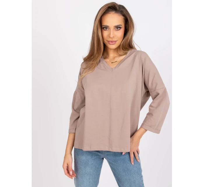 Blúzka RV BZ 7558.30 tmavých pusiniek