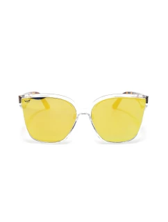 Dámske slnečné okuliare Vuch Trisha Transparent Design Brown