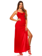 Sexy KouClaMaxi evening gown with WOW!back cutout