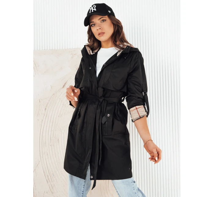 Dámská přechodná bunda parka černá Dstreet model 21974252 - FashionStreet