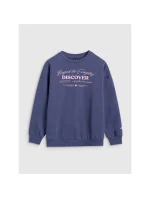 Dívčí mikina oversize bez kapuce model 21730470 - 4F Dívčí mikina oversize bez kapuce model 21730470 - 4F