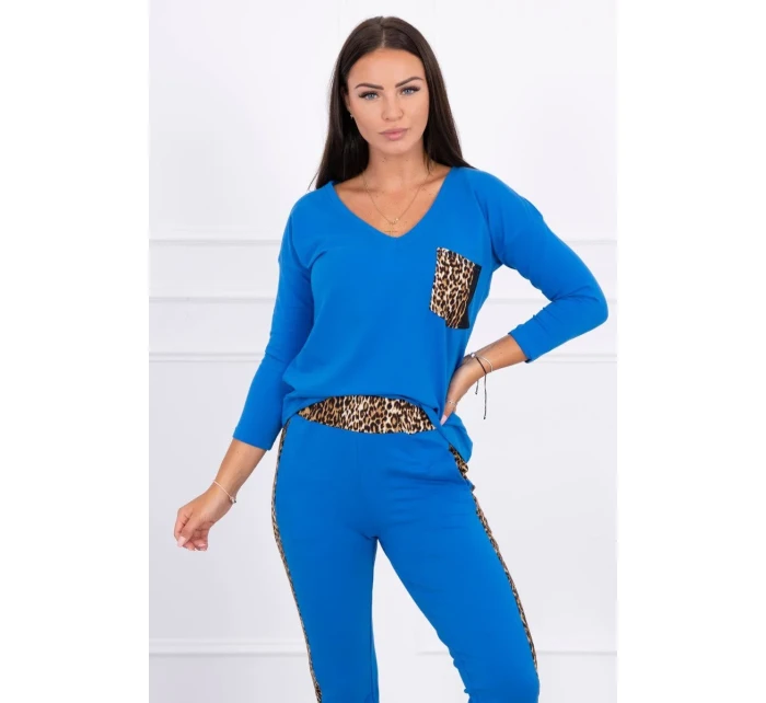 model 18743402 sada s leopardím potiskem - K-Fashion model 18743402 sada s leopardím potiskem - K-Fashion