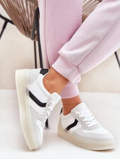 Nízké Dámské Tenisky Na Platformě Bílé model 21689152 - EVENTO